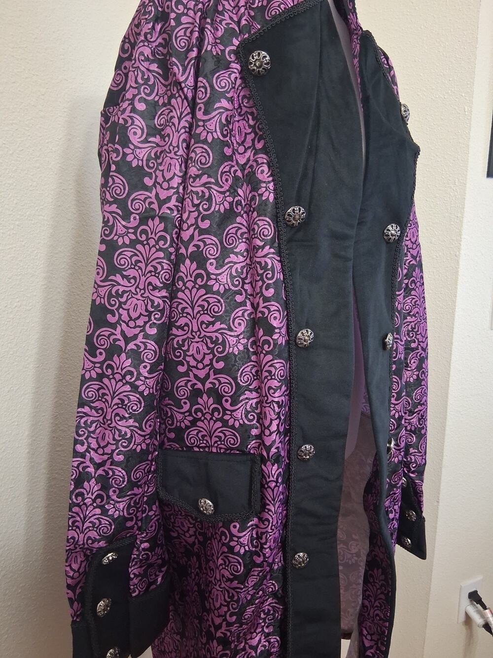 3x Steampunk Pirate Prince Renaissance Tailcoat Gothic Brocade Costume Jacket